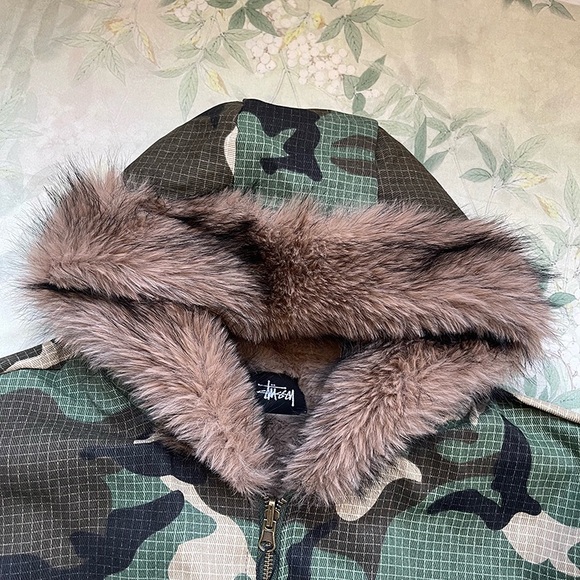 Stussy Military Bomber Far Zip Up Jacket - Picture 2 of 11